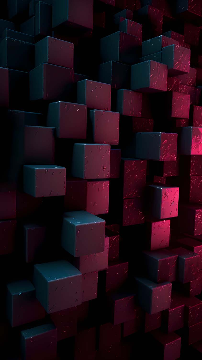 3D Cubes iPhone Wallpaper HD