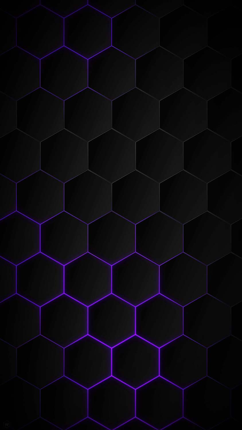 3D Dark Hexagon iPhone Wallpaper HD