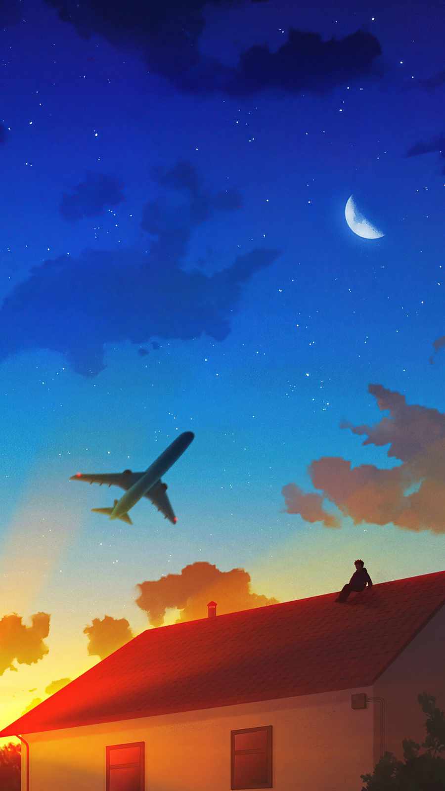 A Flight iPhone Wallpaper
