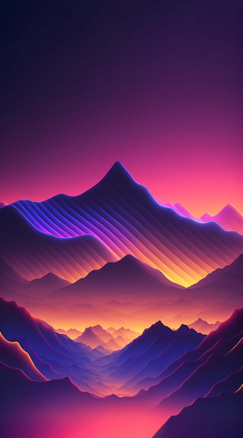 Abstract Mountains iPhone Wallpaper HD