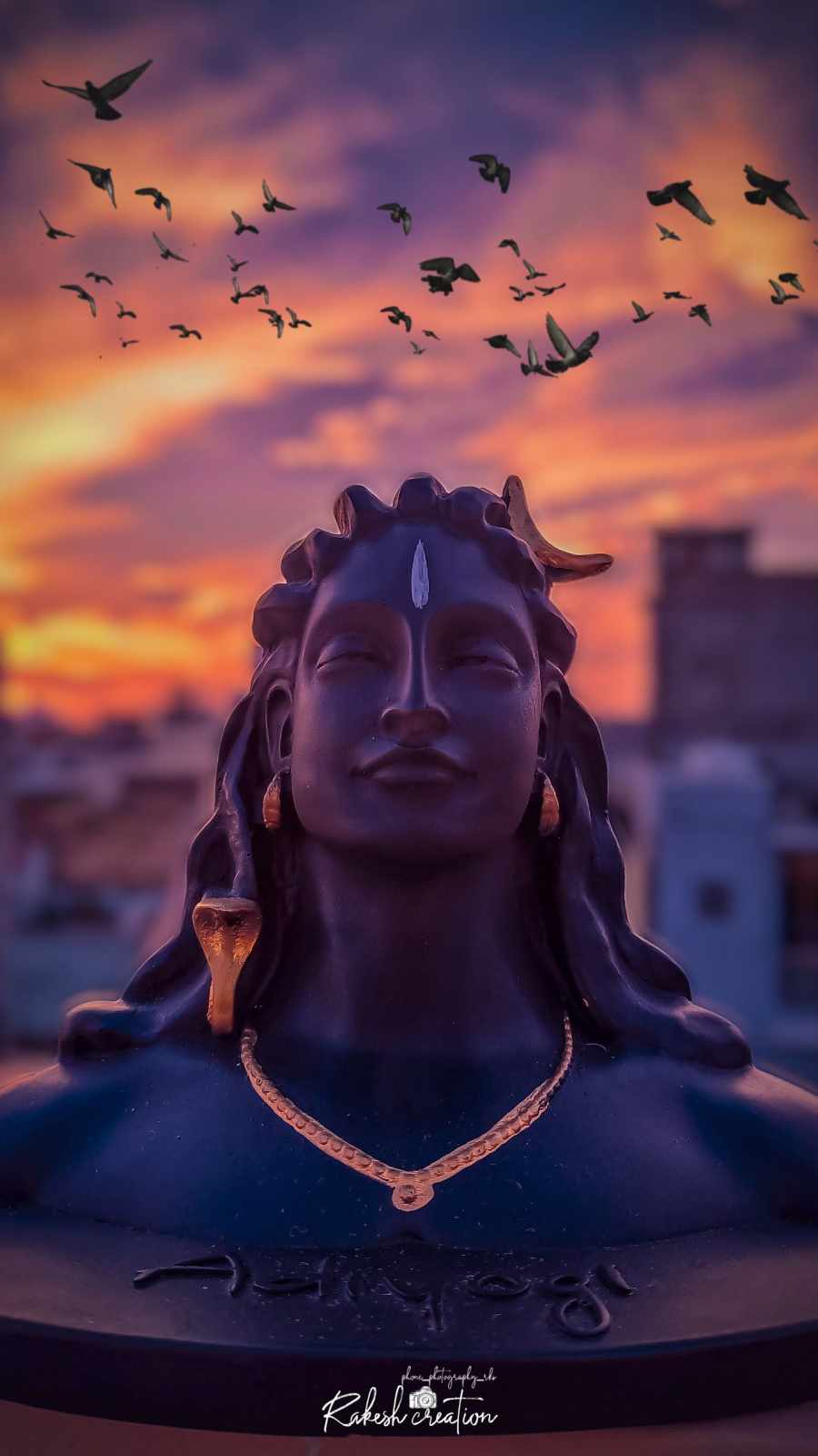 Adiyogi Shiva iPhone Wallpaper