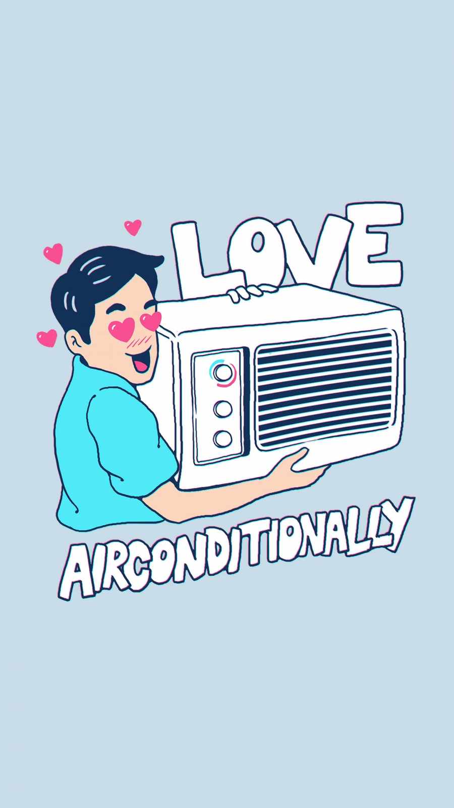 Airconditional Love iPhone Wallpaper