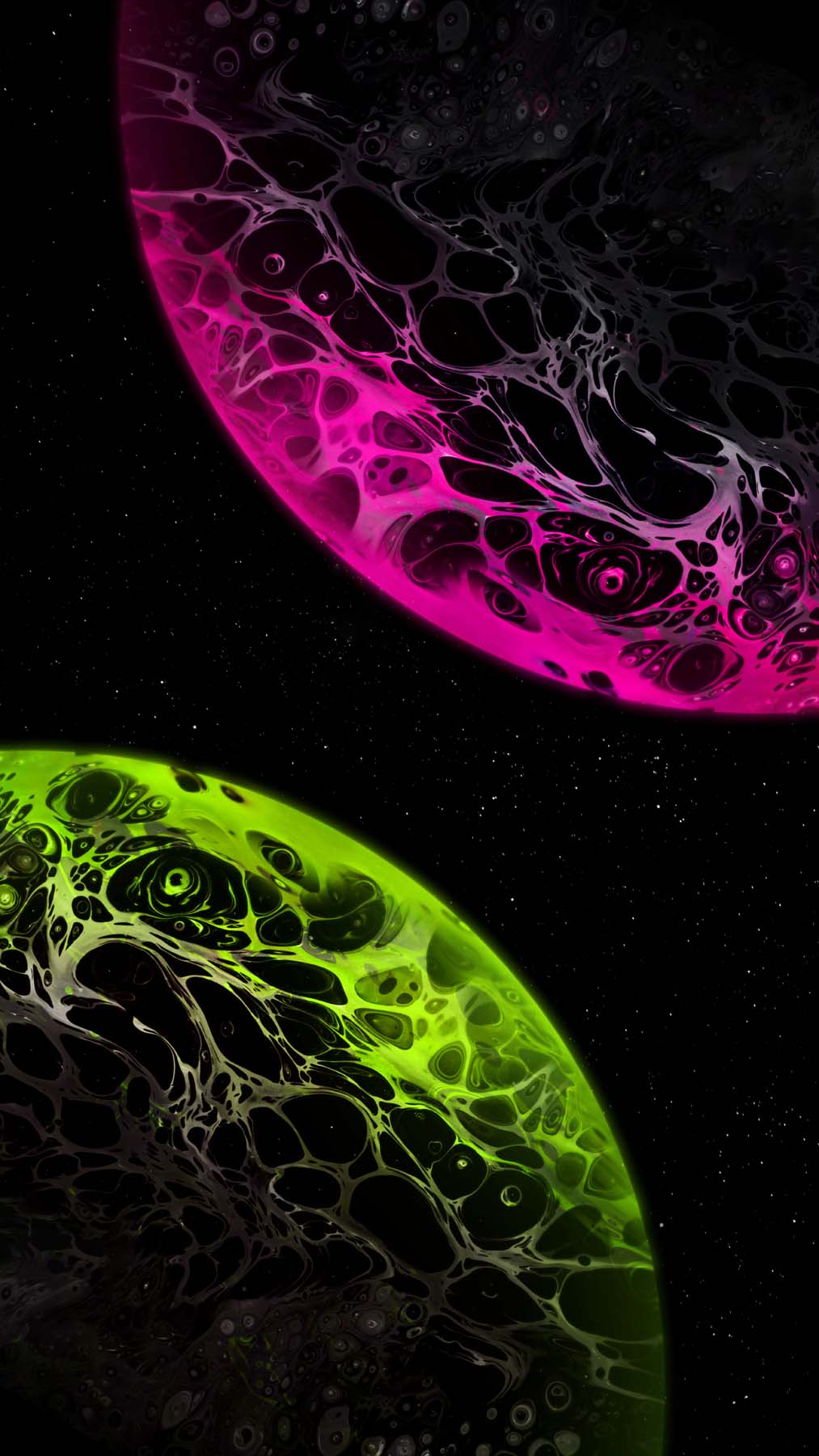 Alien Space Sphere iPhone Wallpaper HD