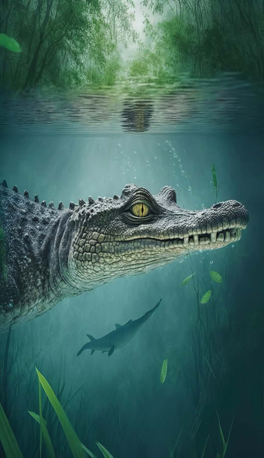 Alligator iPhone Wallpaper HD