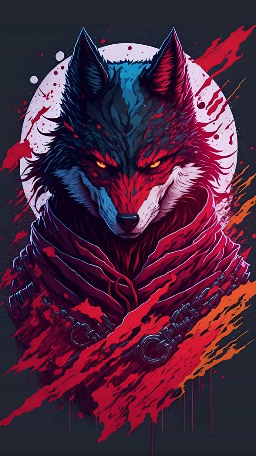 Alpha Wolf iPhone Wallpaper 4K