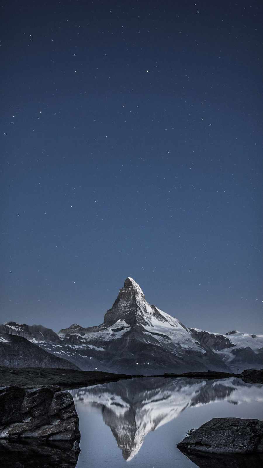 Alps Snow Peaks iPhone Wallpaper