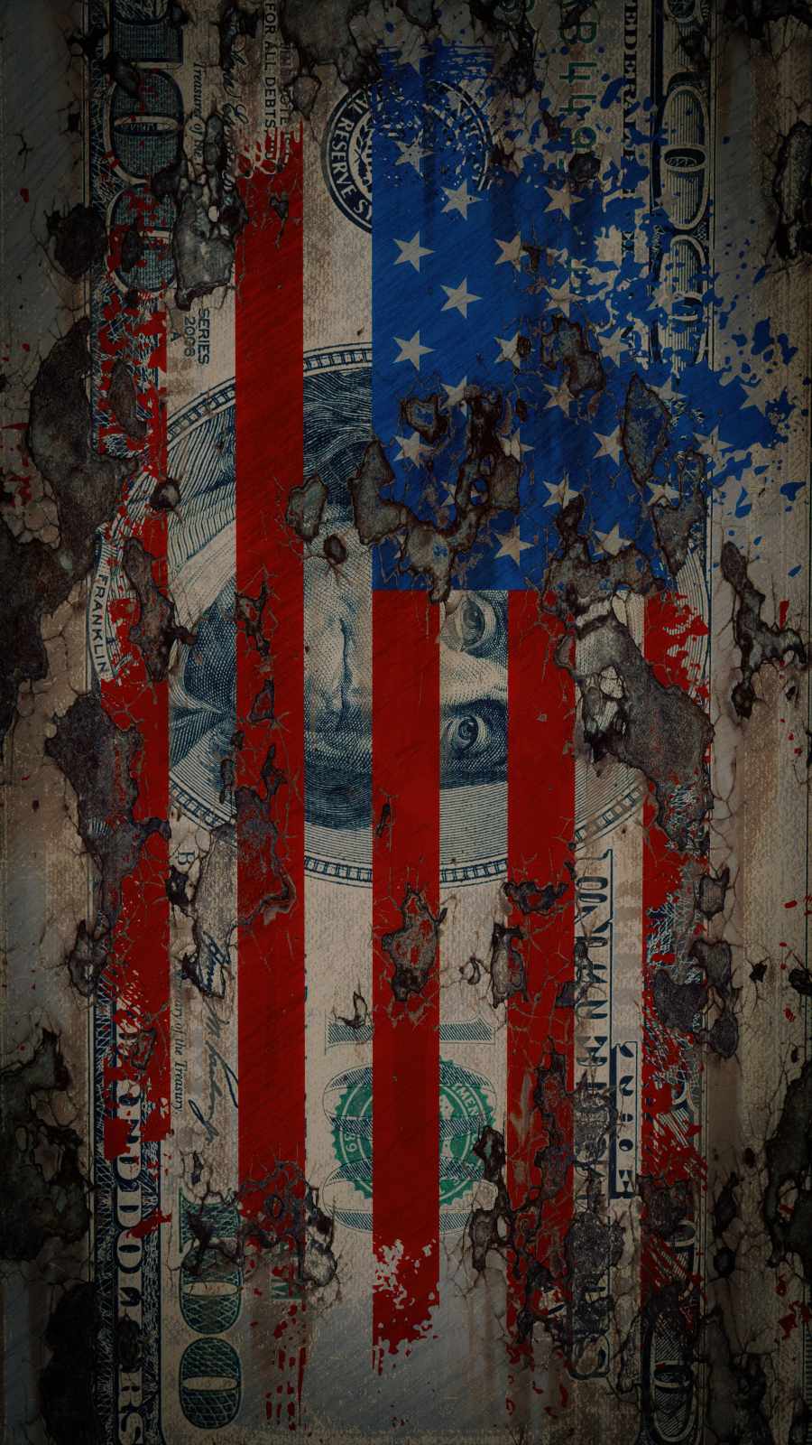 American Dollar iPhone Wallpaper