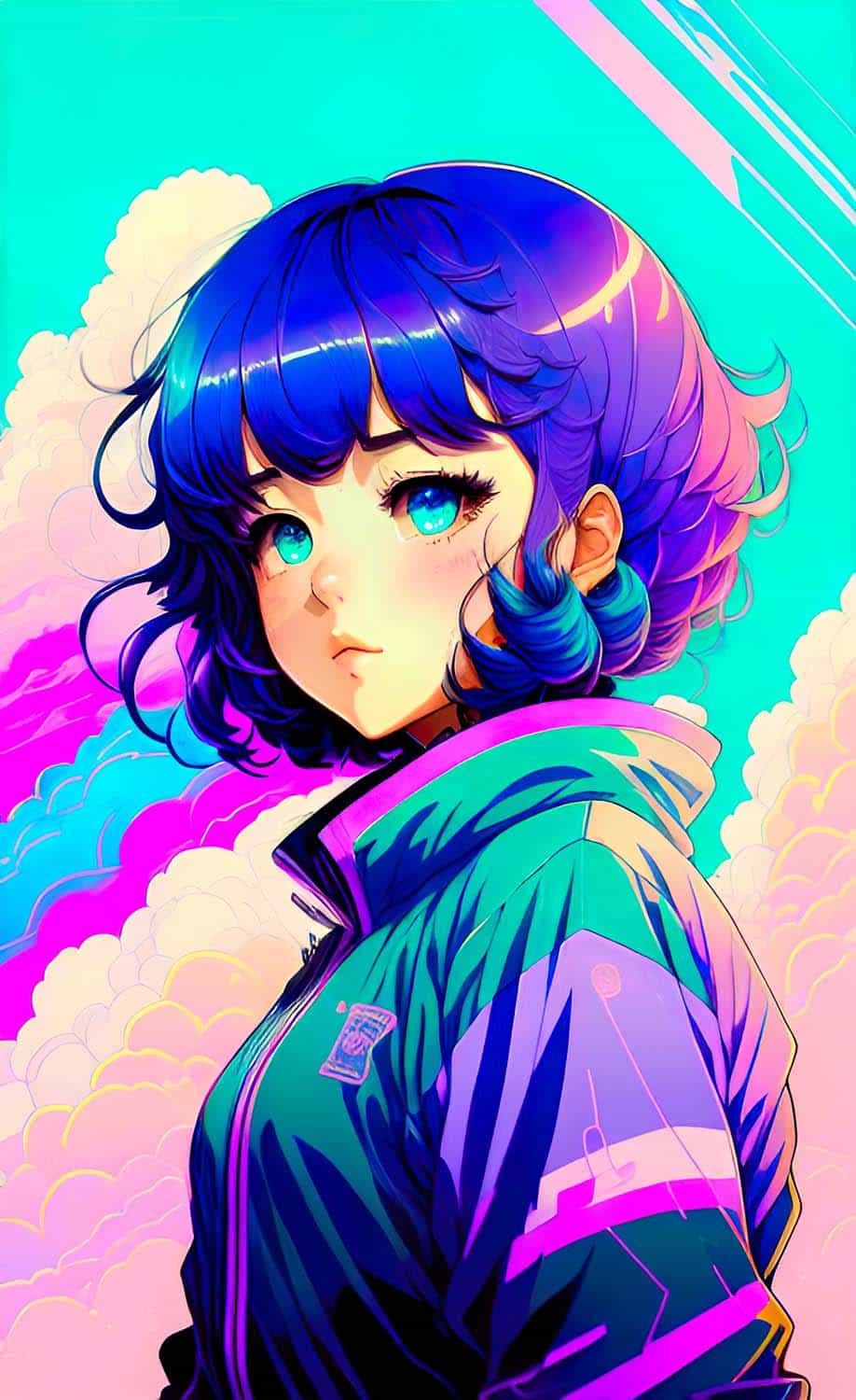Anime Girl Art iPhone Wallpaper HD