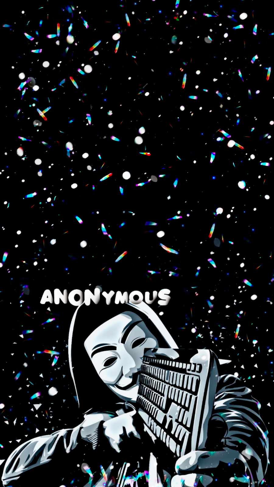 Anonymous Attack iPhone Wallpaper