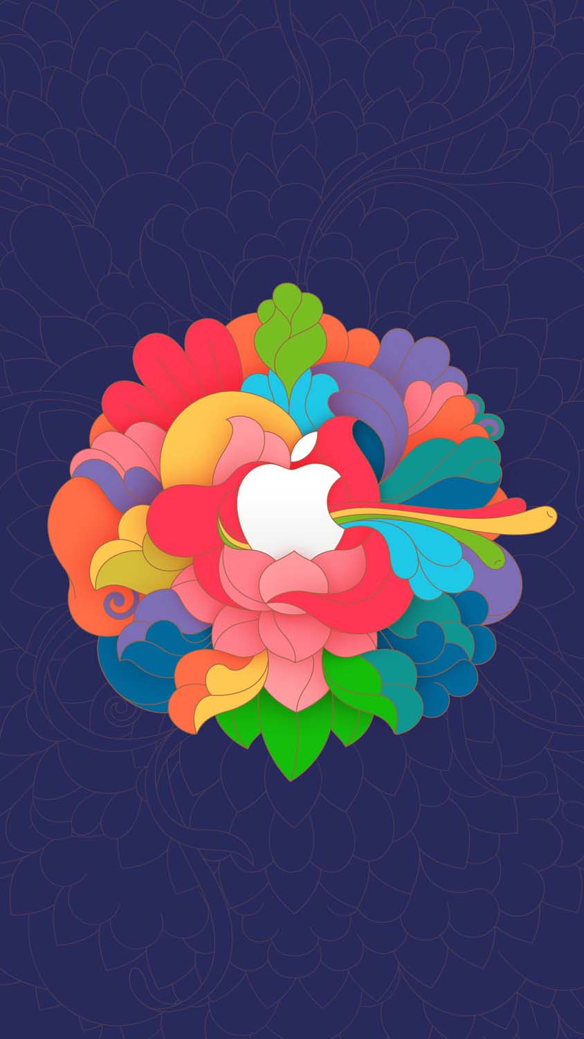 Apple Art iPhone Wallpaper