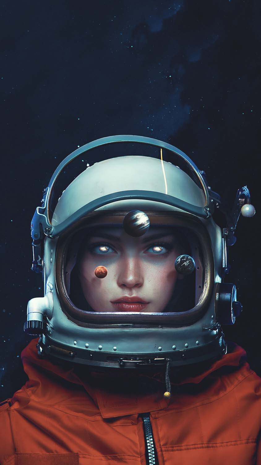 Astro Girl iPhone Wallpaper HD