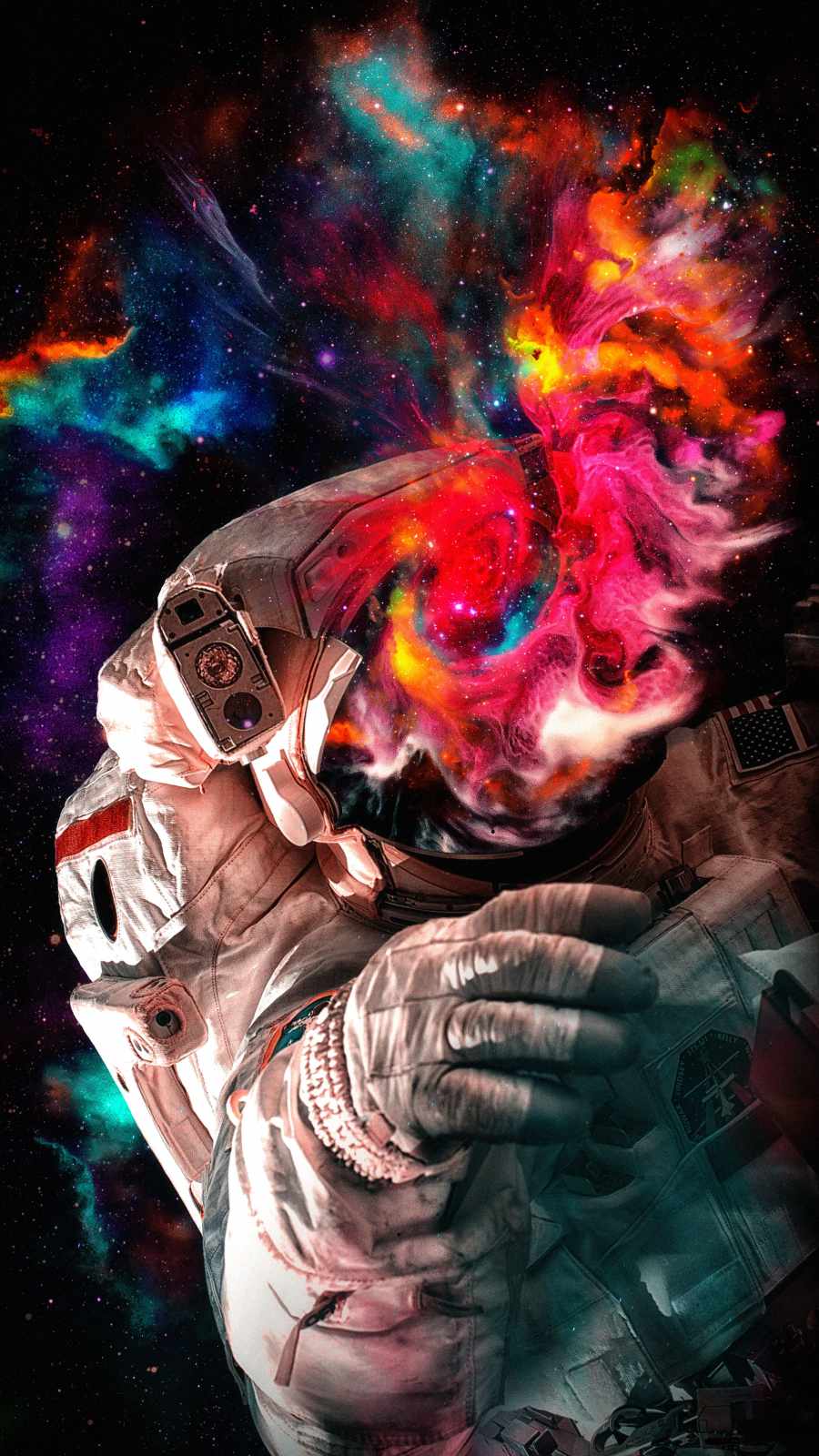 Astronaut Cosmos iPhone Wallpaper