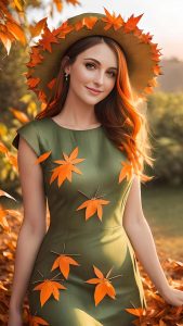 Autumn Girl iPhone Wallpaper HD