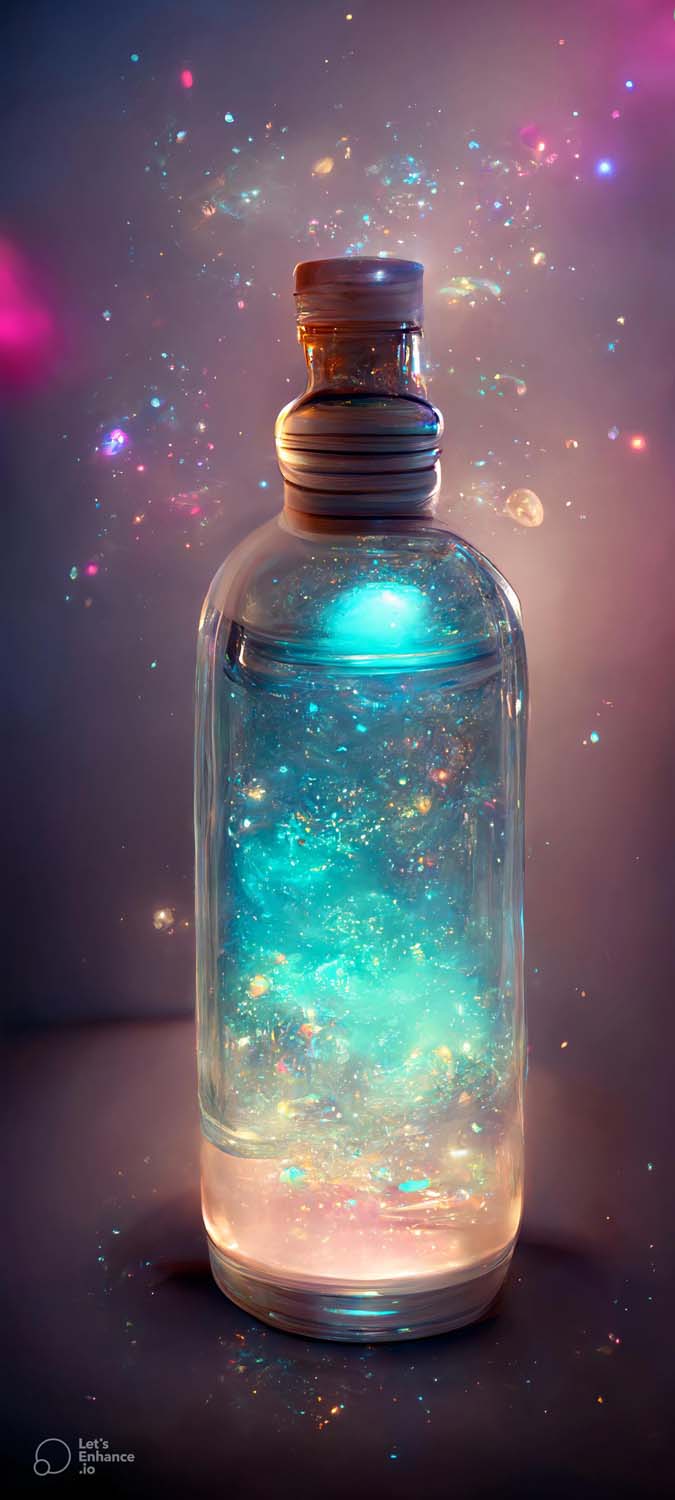 Bottle of Magic iPhone Wallpaper HD