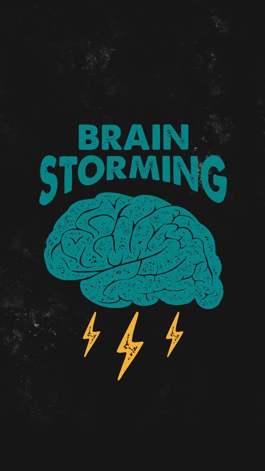 Brain Storming iPhone Wallpaper HD