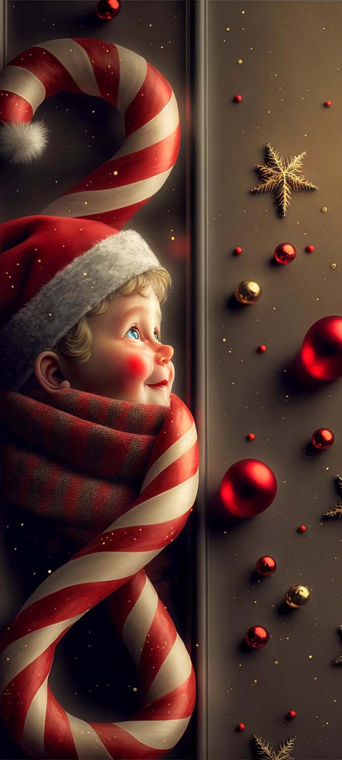 Christmas Baby iPhone Wallpaper HD