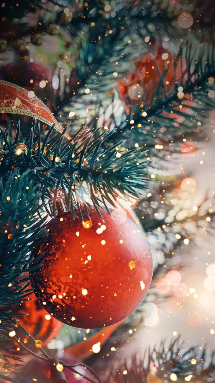 Christmas Decoration 4K iPhone Wallpaper HD