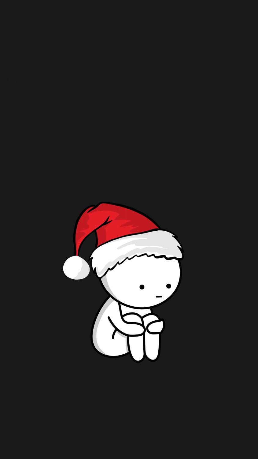 Christmas Sad iPhone Wallpaper HD