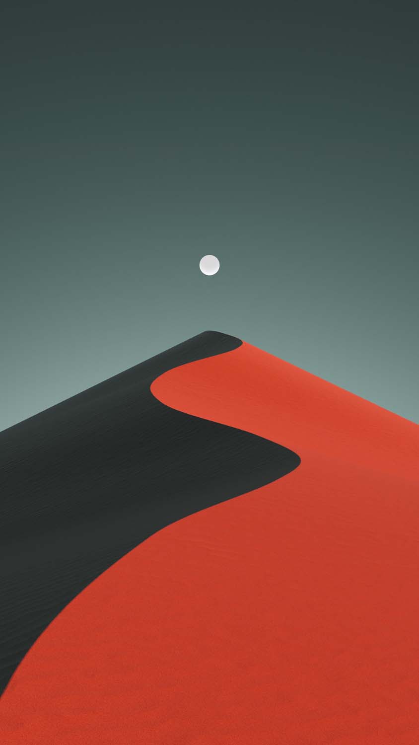 Desert Moon iPhone 15 Wallpaper