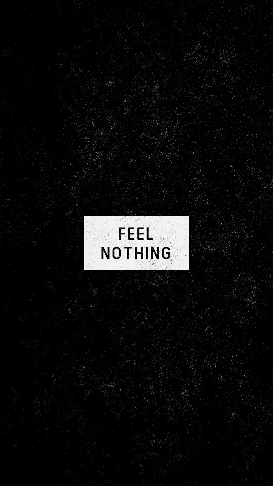 Feel Nothing iPhone 15 Wallpaper