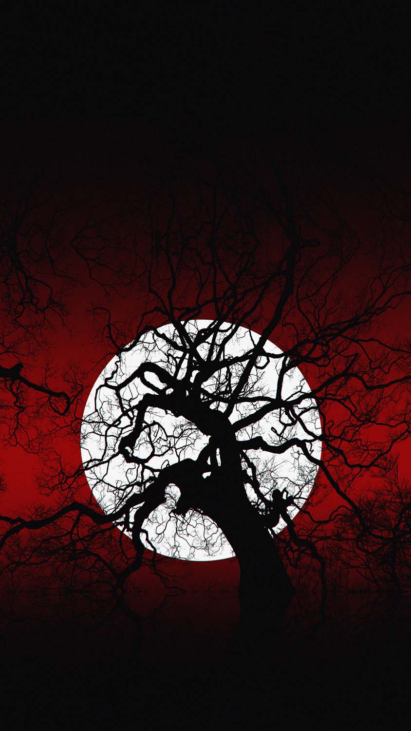 Halloween Moon iPhone Wallpaper HD