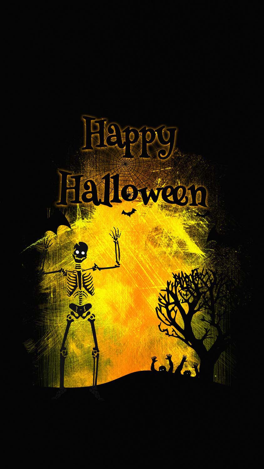 Happy Halloween 4K iPhone Wallpaper HD