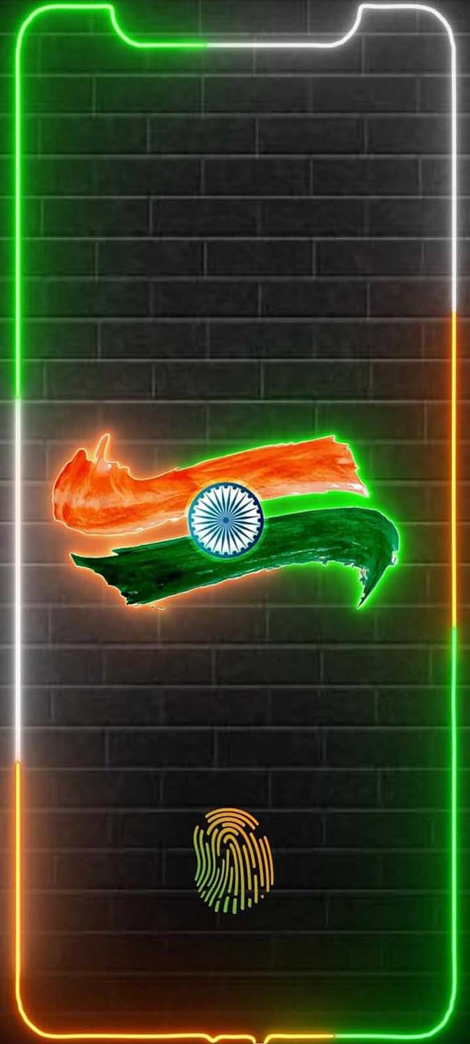 Indian Flag Day iPhone Wallpaper