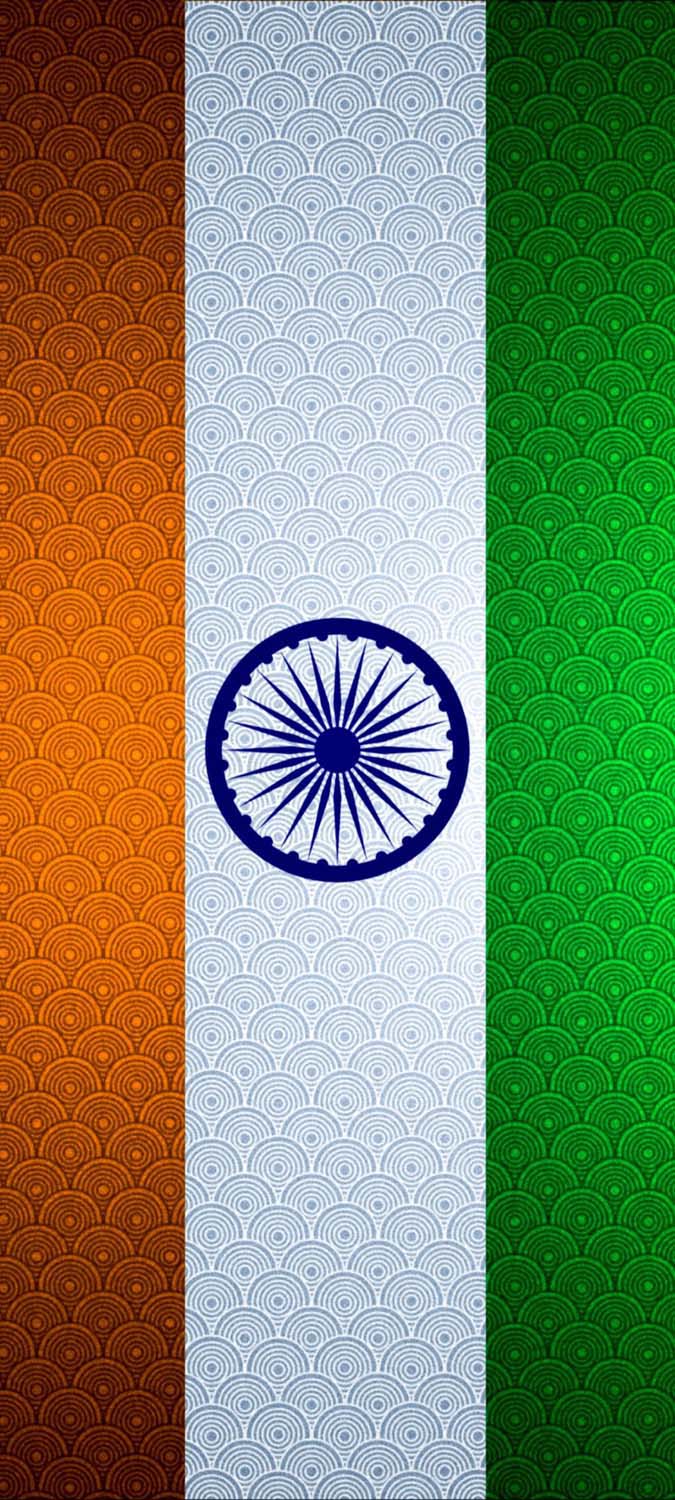 Indian Flag Textured iPhone Wallpaper