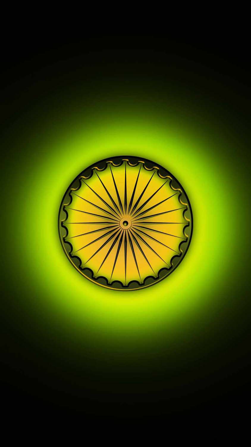 Indian flag wheel
