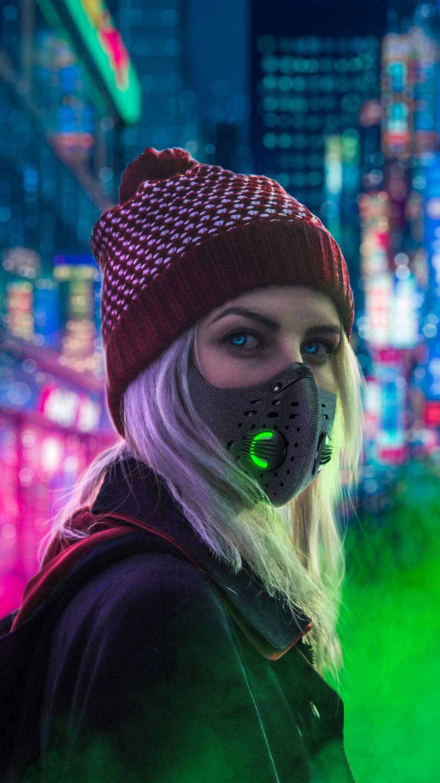 Masked Girl Cyberpunk