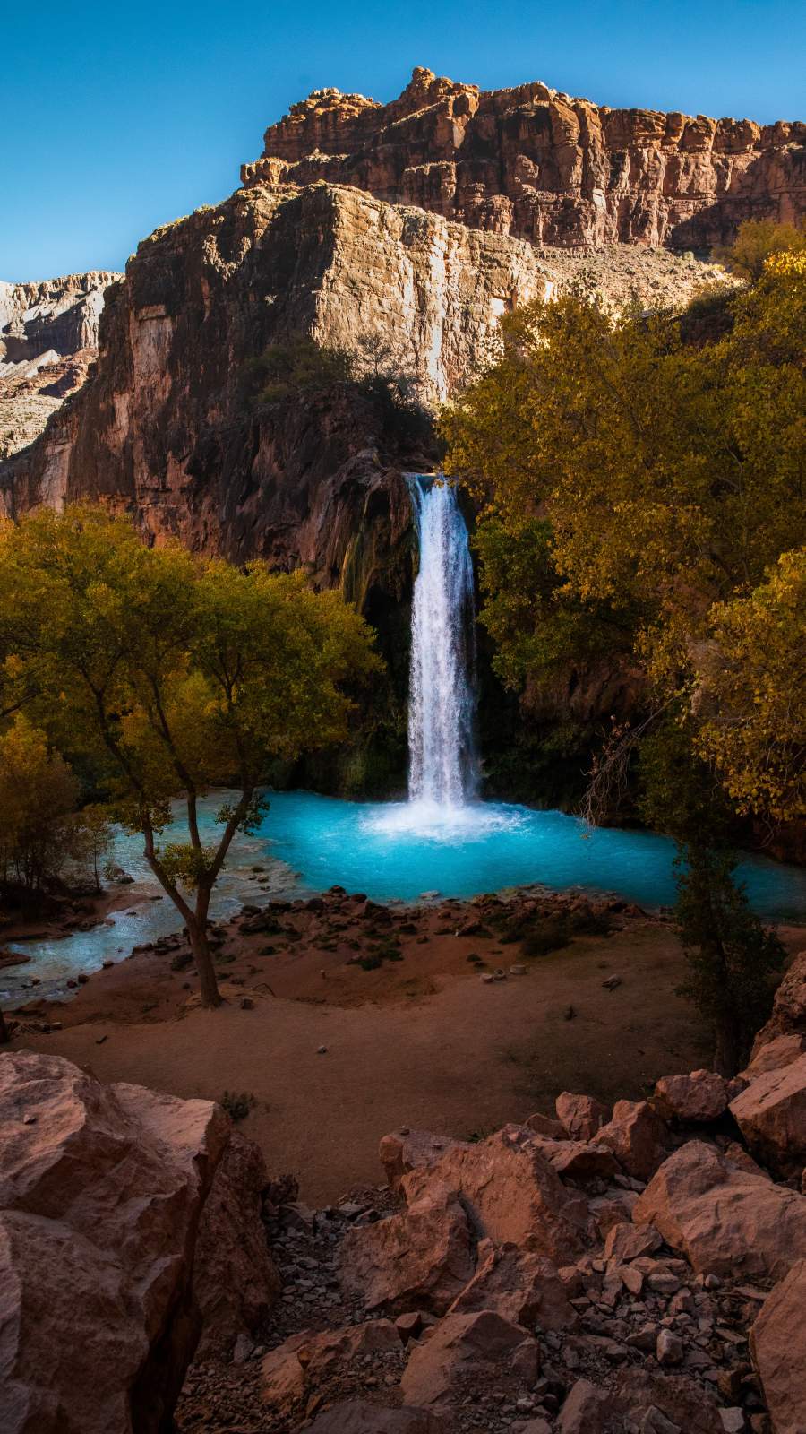Natural Waterfall iPhone Wallpaper