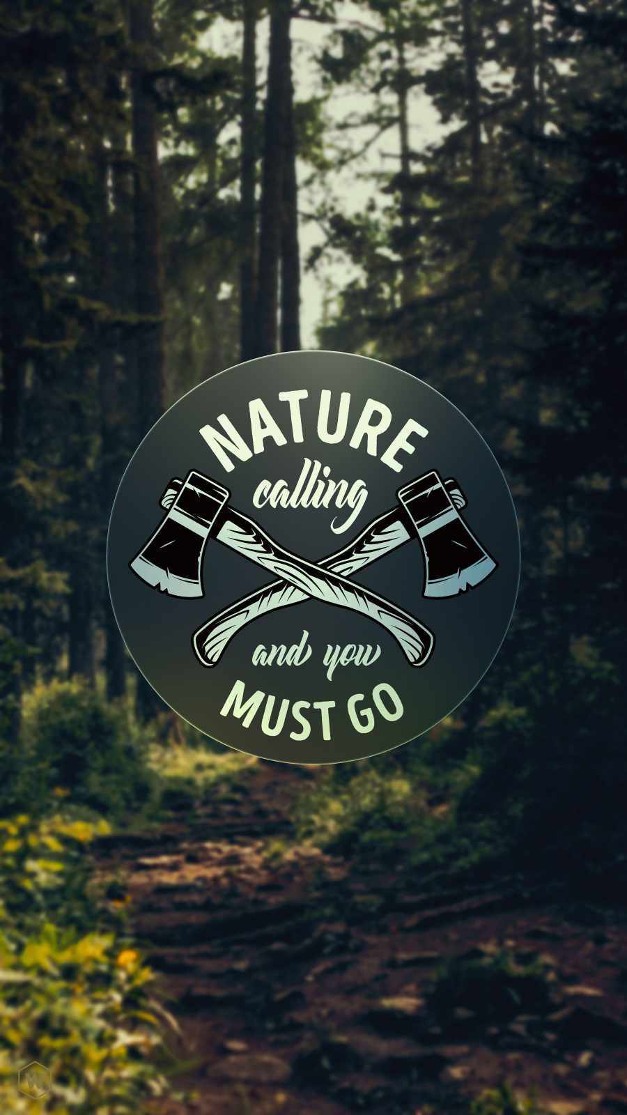 Nature Calling iPhone Wallpaper