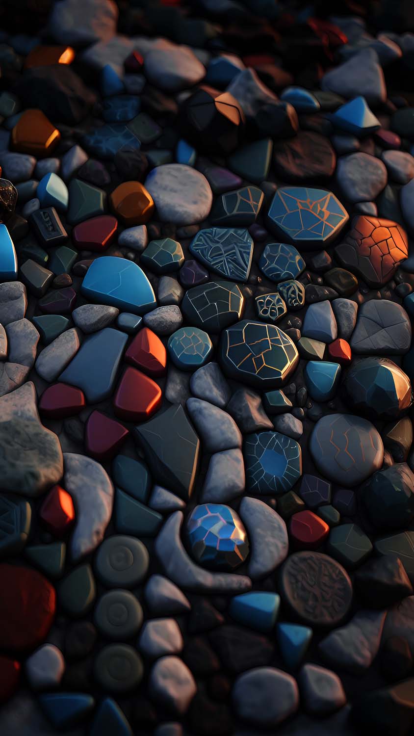 Pebbles Stones Art iPhone Wallpaper HD