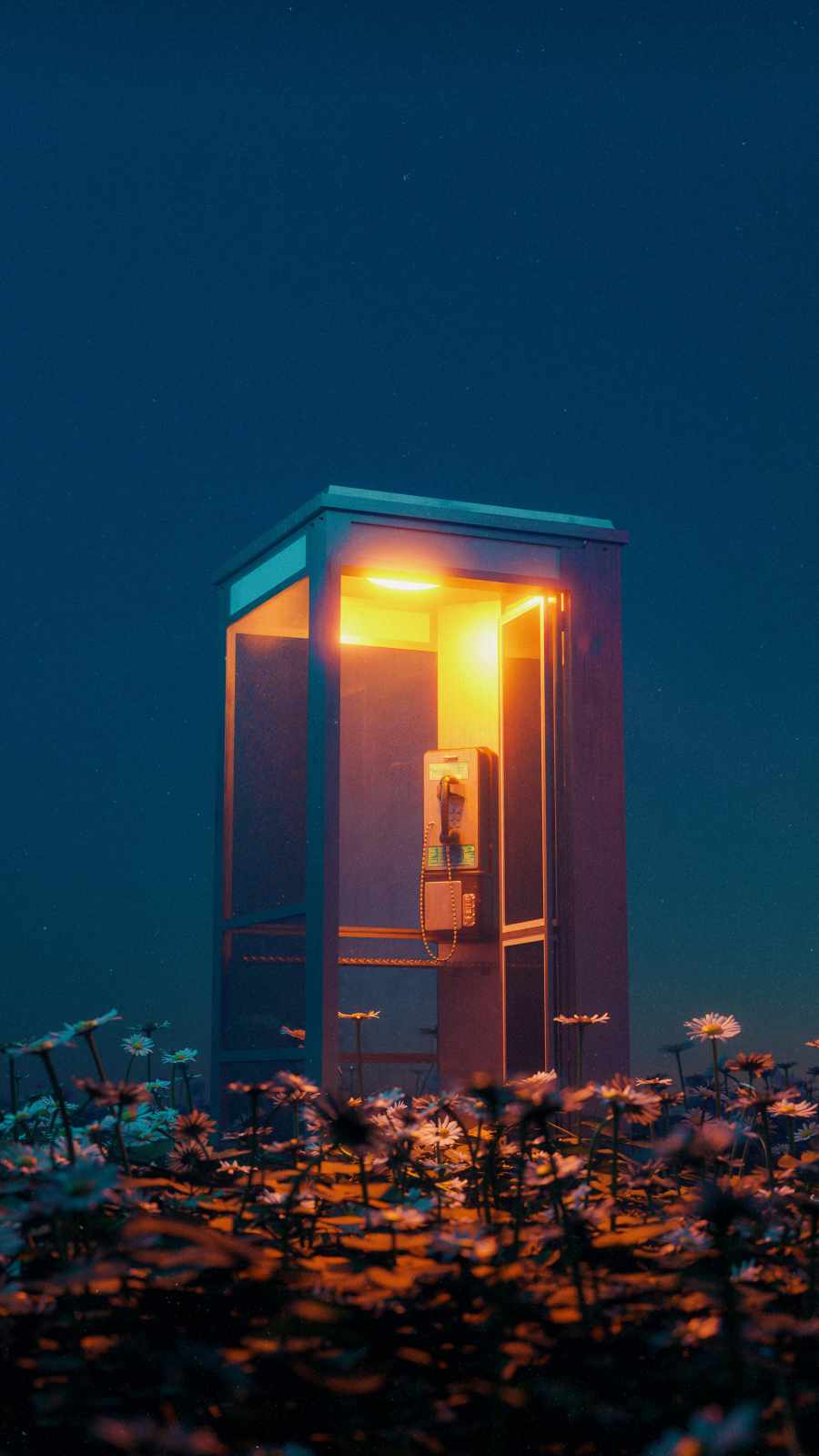 Phone Booth iPhone Wallpaper