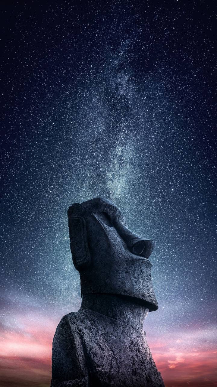 Sculpture Starry Sky Stone