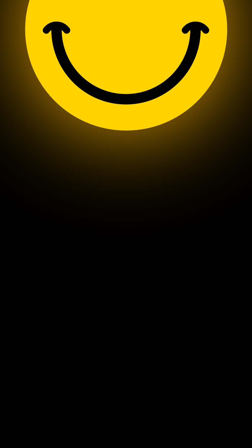 iPhone 15 Pro Max Dynamic Island Smile Wallpaper
