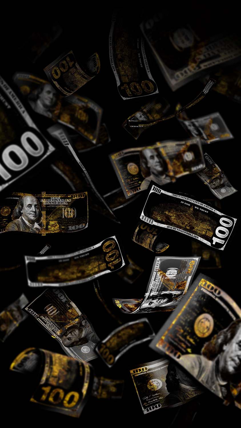 Black Money iPhone Wallpaper HD