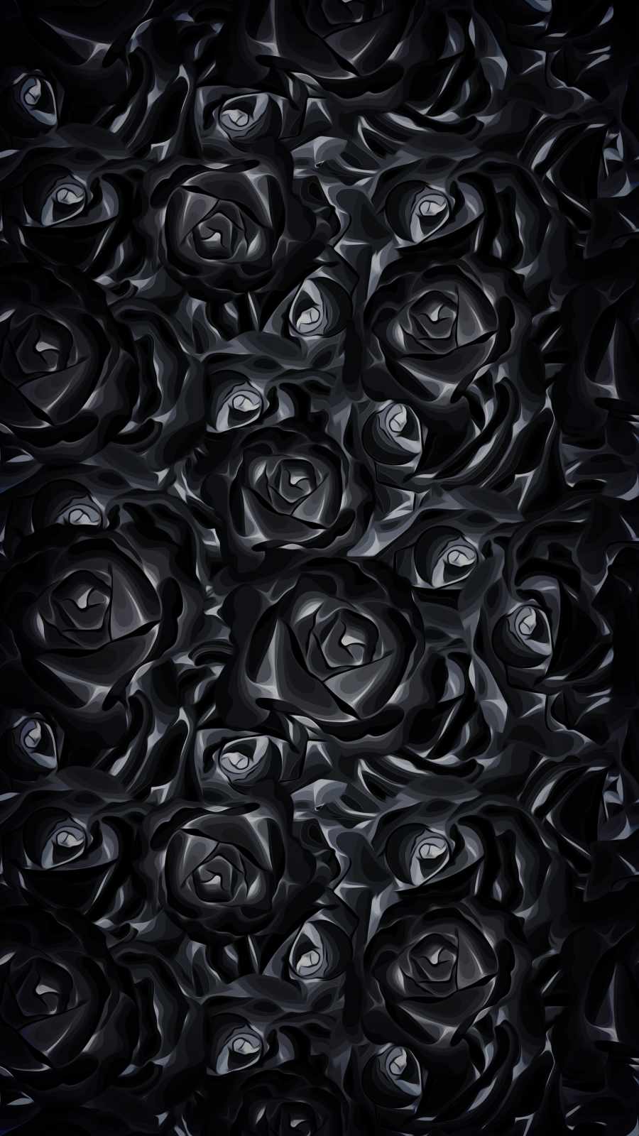 Black Roses iPhone Wallpaper