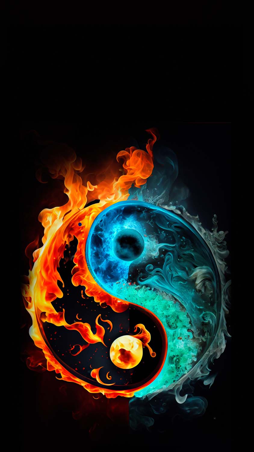 Cold vs Fire Yin Yang