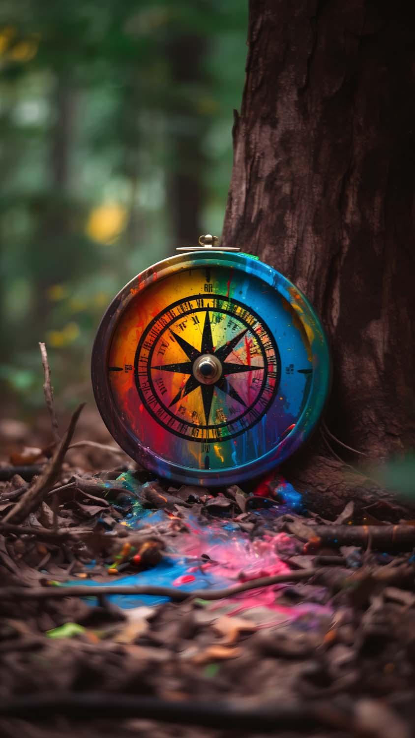 Colorful Compass