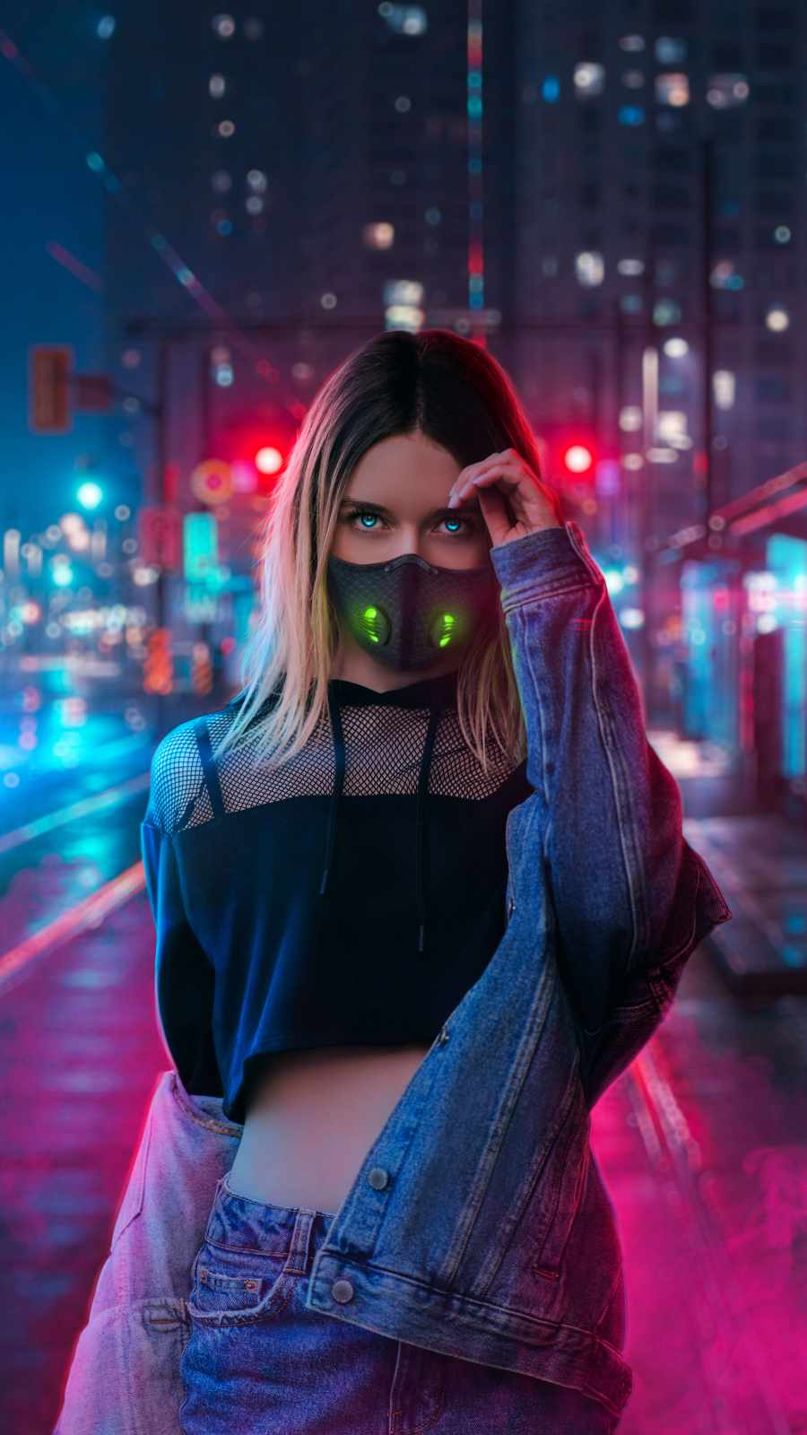 Cyborg Girl Masked