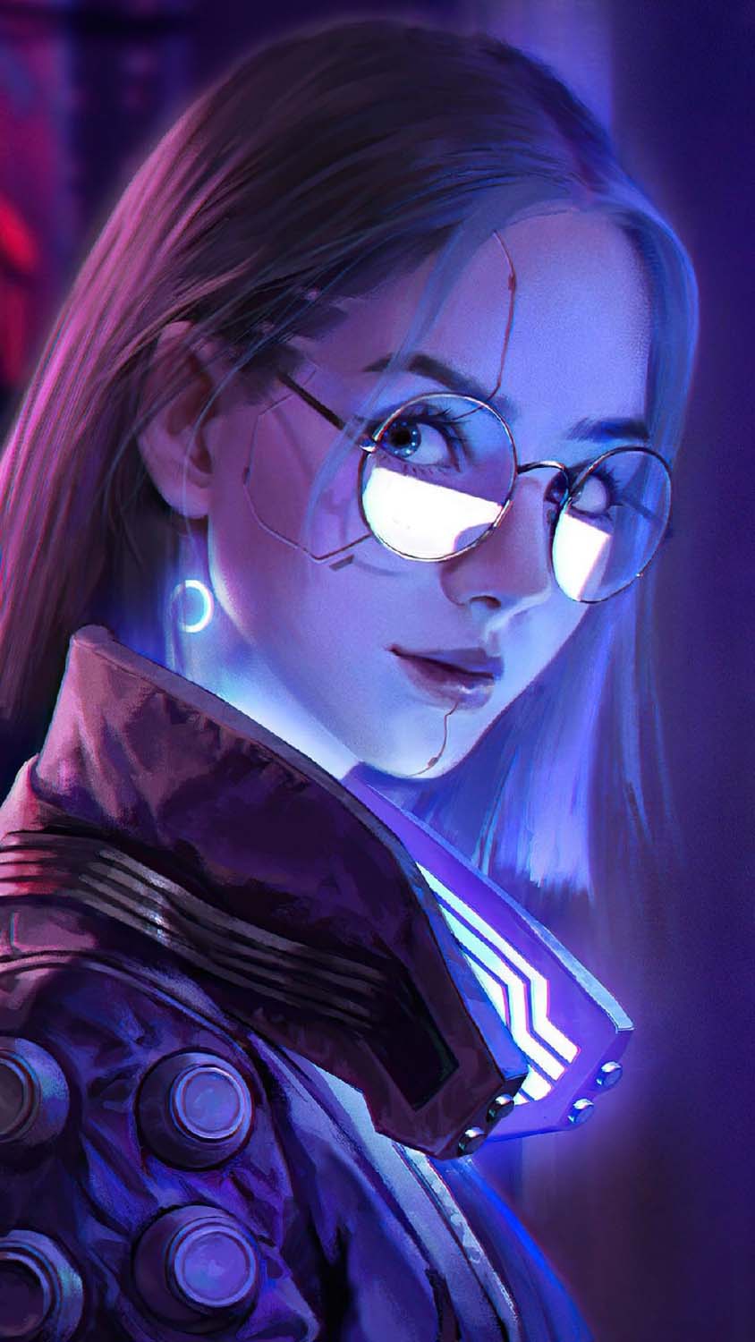 Cyborg Girl Portrait