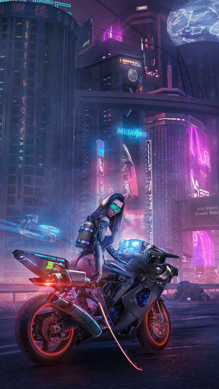 Cyborg Rider Girl