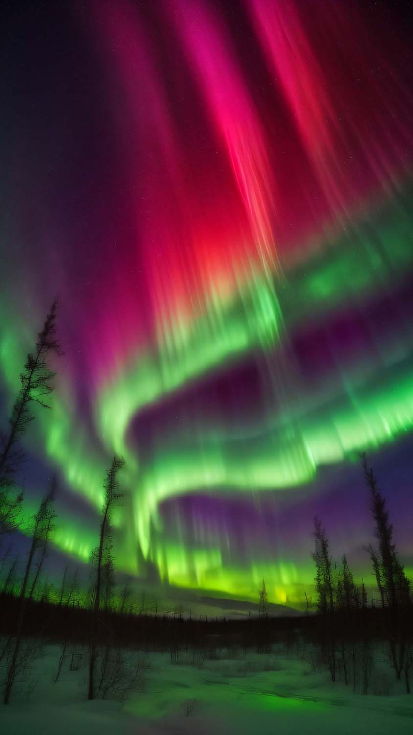 Aurora Borealis iPhone Wallpaper HD
