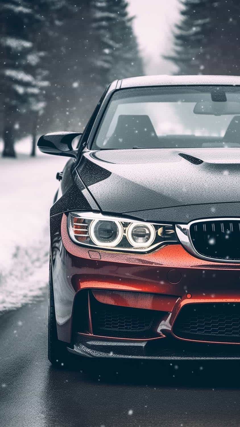 BMW Snow iPhone Wallpaper HD