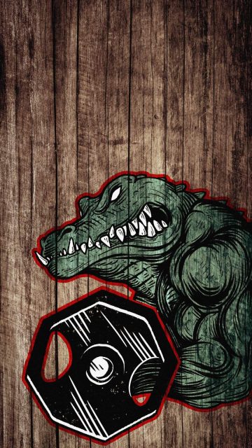 Bodybuilding Alligator Wallpaper