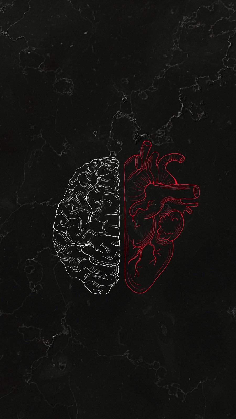Brain vs Heart Wallpaper