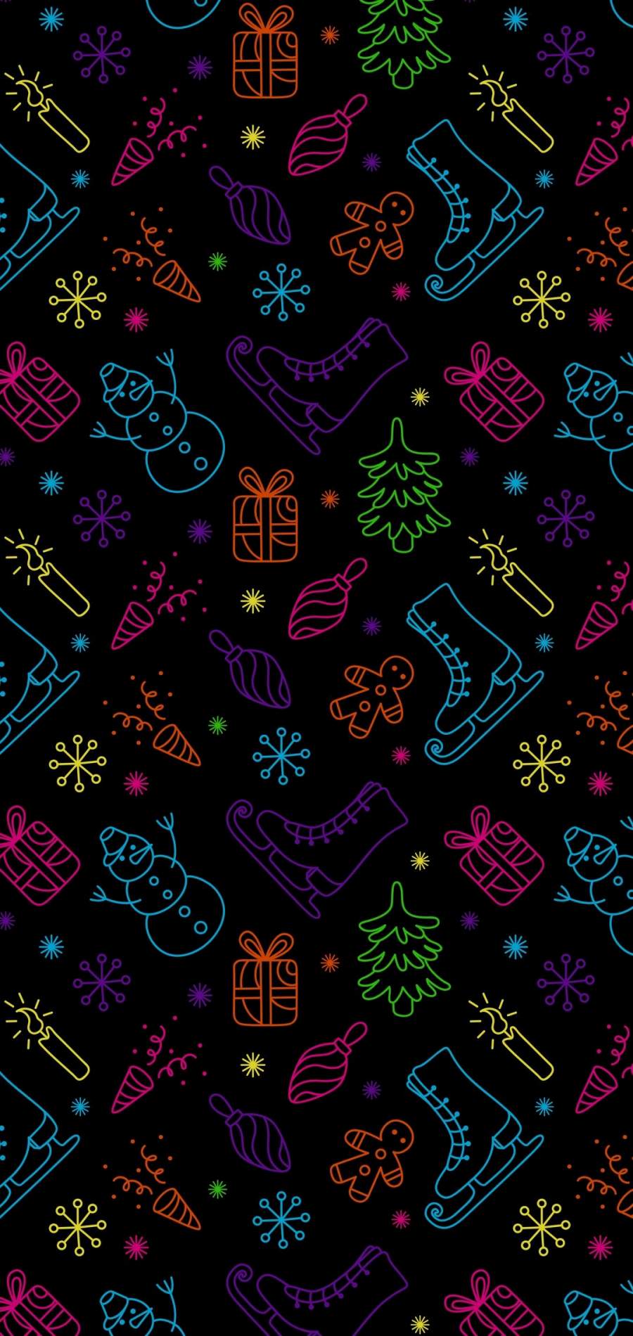 Christmas Patterns Wallpaper