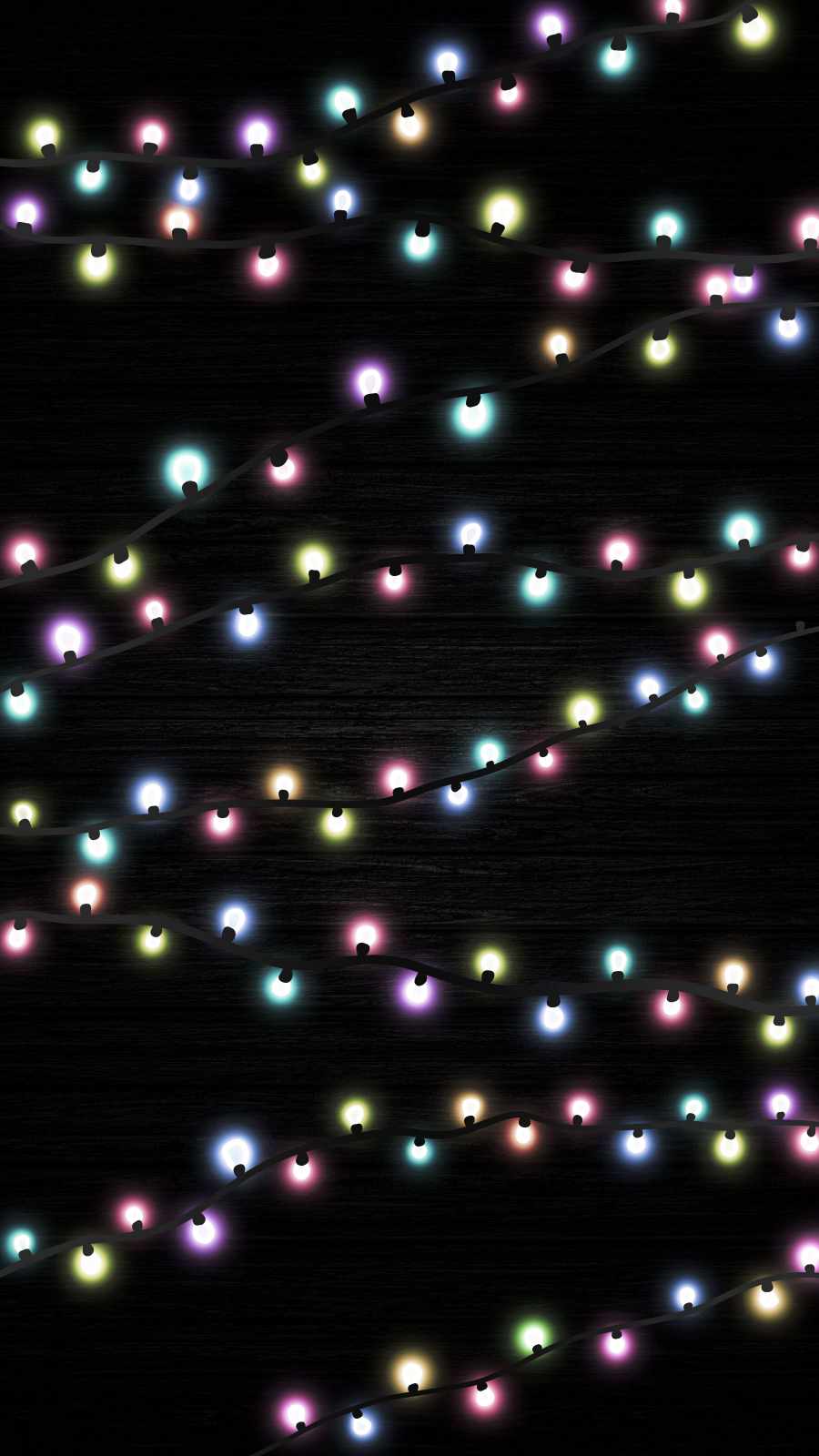 Christmas String Lights Wallpaper