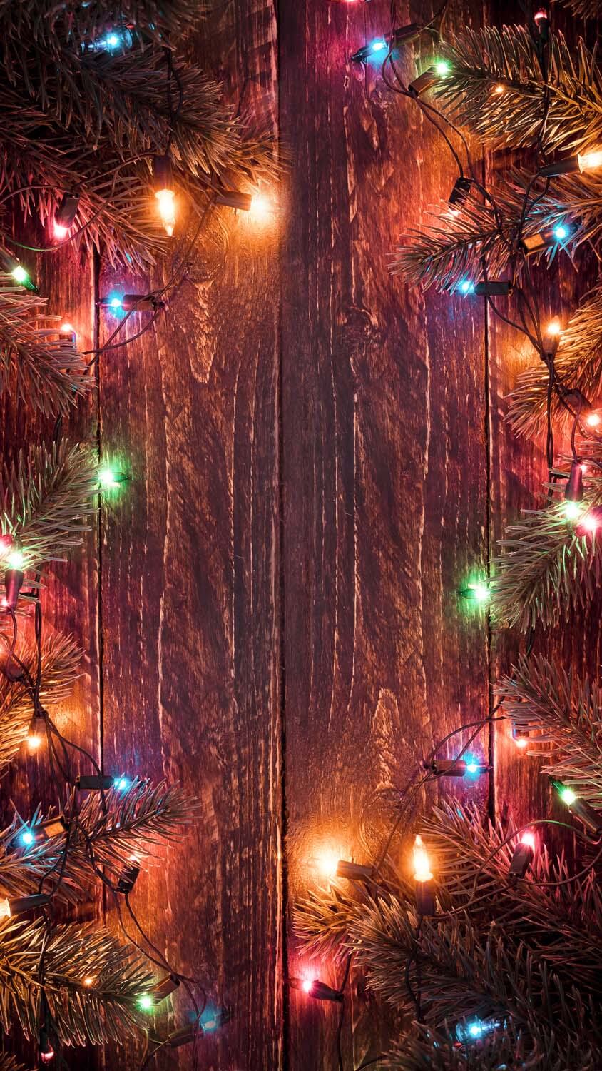 Christmas Tree Lights Wallpaper
